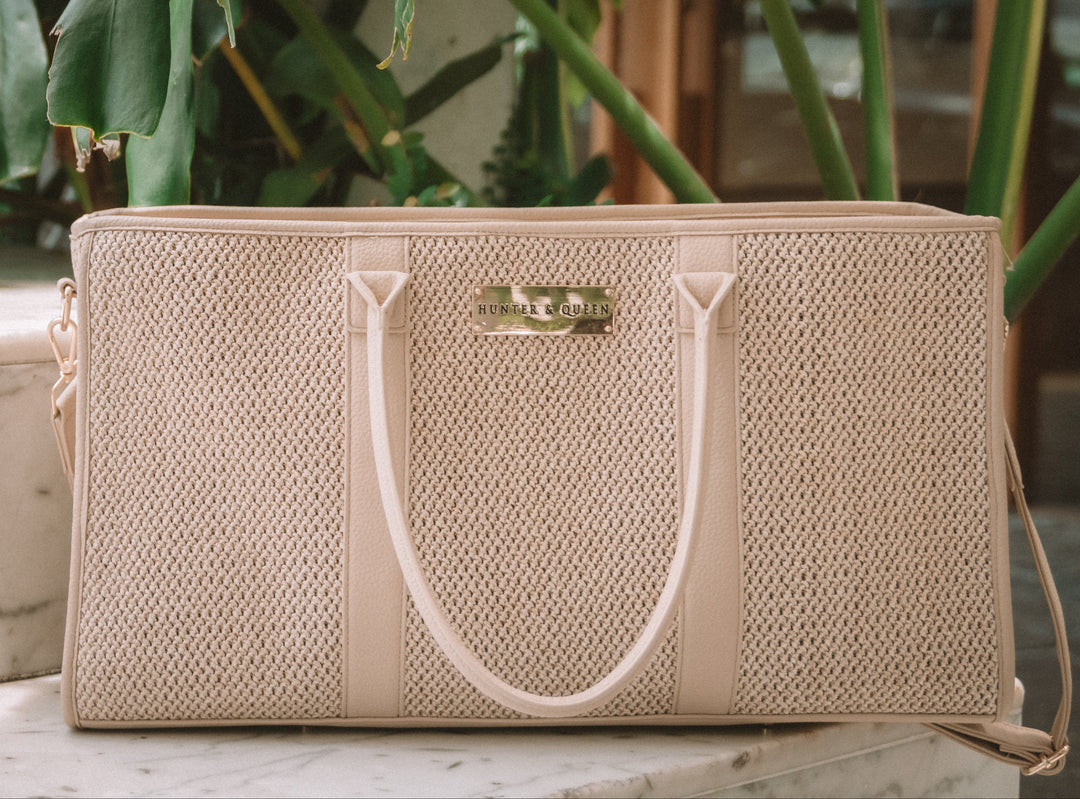 The Weekender Bag - Beige